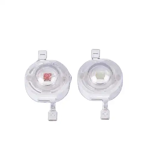 LED chip 3W High power Lamp bead 42mil Red green Blue Royal yellow 660 620 520 460 445nm 700mA bulbs light  50pcs