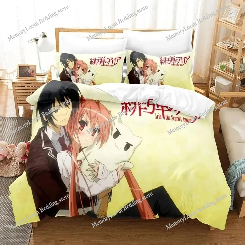 Anime Theme Cute Aria The Scarlet Ammo Hidan No Aria Bedding Set Full/Queen Size Duvet Cover Pillowcase Kids Bedroom Soft Set
Anime Theme Cute Aria The Scarlet Ammo Hidan No Aria Bedding Set Full/Queen Size Duvet Cover Pillowcase Kids Bedroom Soft Set