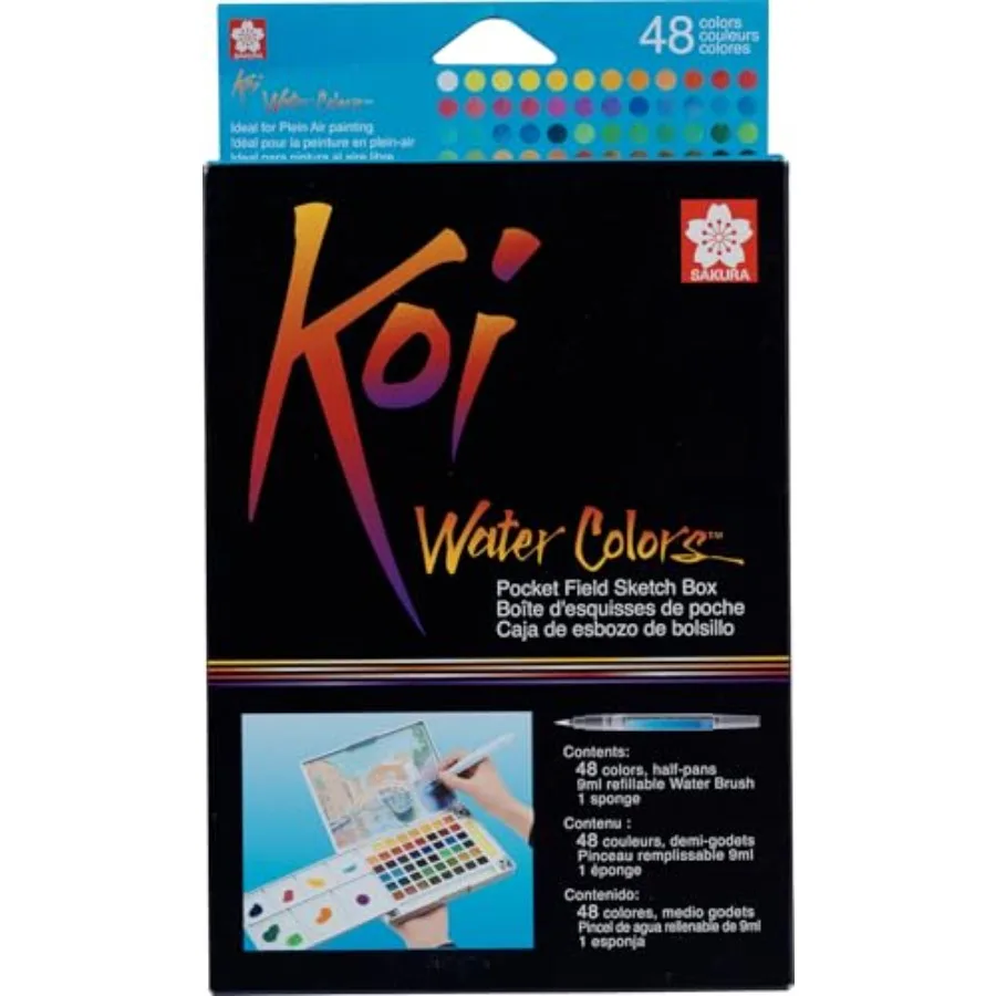 XNCW-48N Koi Watercolor Field 48 Color Sketch Set
XNCW-48N Koi Watercolor Field 48 Color Sketch Set