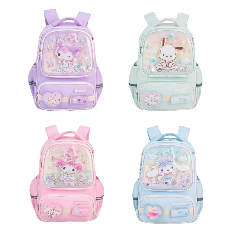 Sanrio Cinnamoroll Kuromi Cartoon Large Capacity Girl Student Backpack Melody Pochacco Load Reduction Multifunctional School Bag
Sanrio Cinnamoroll Kuromi Cartoon Large Capacity Girl Student Backpack Melody Pochacco Load Reduction Multifunctional School Bag