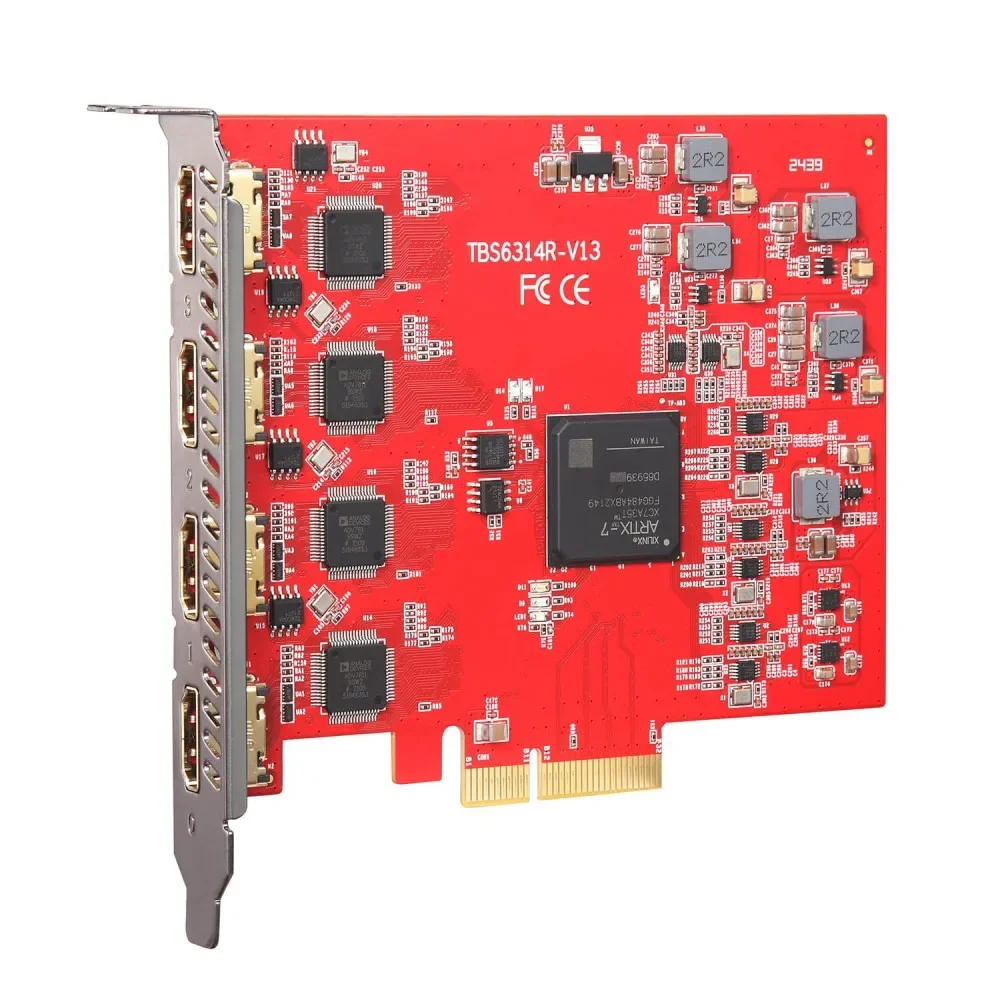 Video Capture Card Box PCIe 4 Channel HDMI 1080p60 Vmix Obs Streaming Win10 Linux Live Game Streaming Recording TBS6314R
Video Capture Card Box PCIe 4 Channel HDMI 1080p60 Vmix Obs Streaming Win10 Linux Live Game Streaming Recording TBS6314R