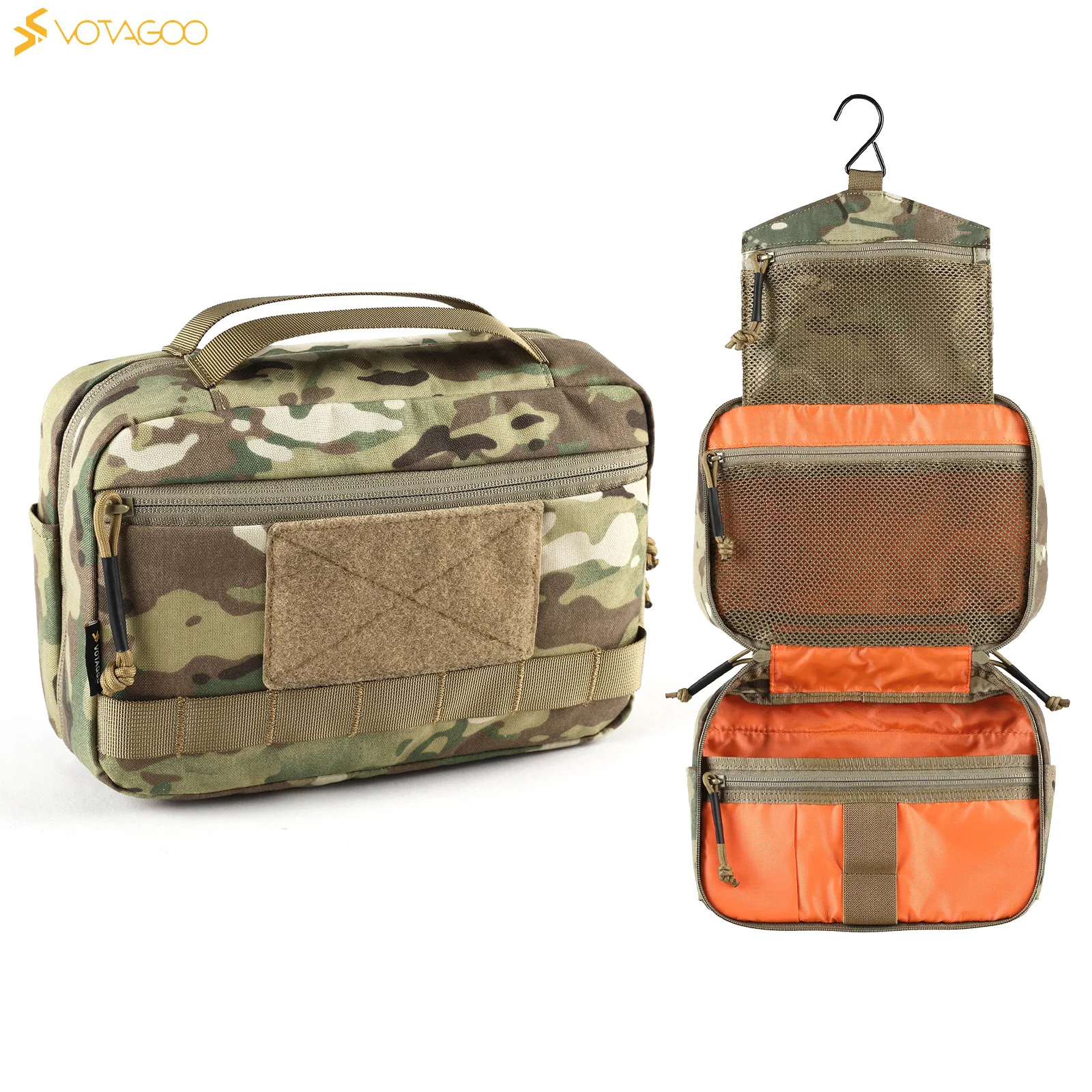 VOTAGOO Tactical Toiletry Bag Hygiene Bag EDC Tool Molle Pouches Small Dopp Kit Travel Shower Bag for Men
VOTAGOO Tactical Toiletry Bag Hygiene Bag EDC Tool Molle Pouches Small Dopp Kit Travel Shower Bag for Men