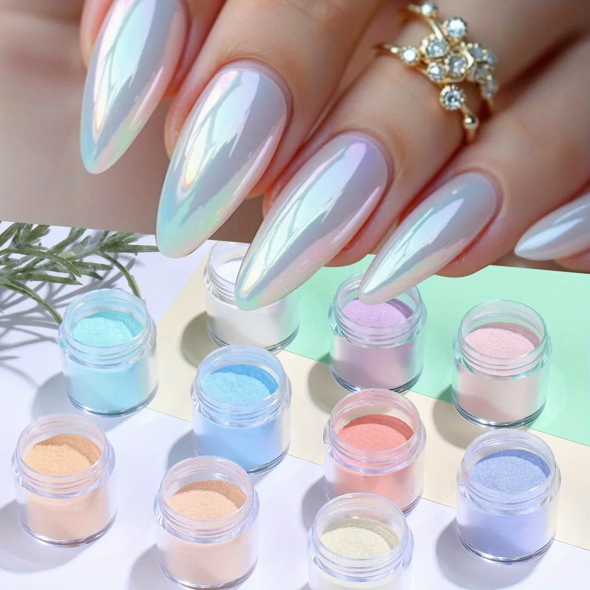 5pcs 10g Aurora Fairy Nail Glitter Pigment Summer Premium Iridescent Mermaid Rubbing Powder Polish Rubbing Dust Manicure Flash
5pcs 10g Aurora Fairy Nail Glitter Pigment Summer Premium Iridescent Mermaid Rubbing Powder Polish Rubbing Dust Manicure Flash