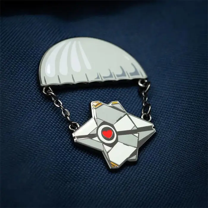 Original Game Peripherals of Destiny 2 Parachuting Clever Pin Pendant Student Personality Metal Badge Birthday Gift
Original Game Peripherals of Destiny 2 Parachuting Clever Pin Pendant Student Personality Metal Badge Birthday Gift