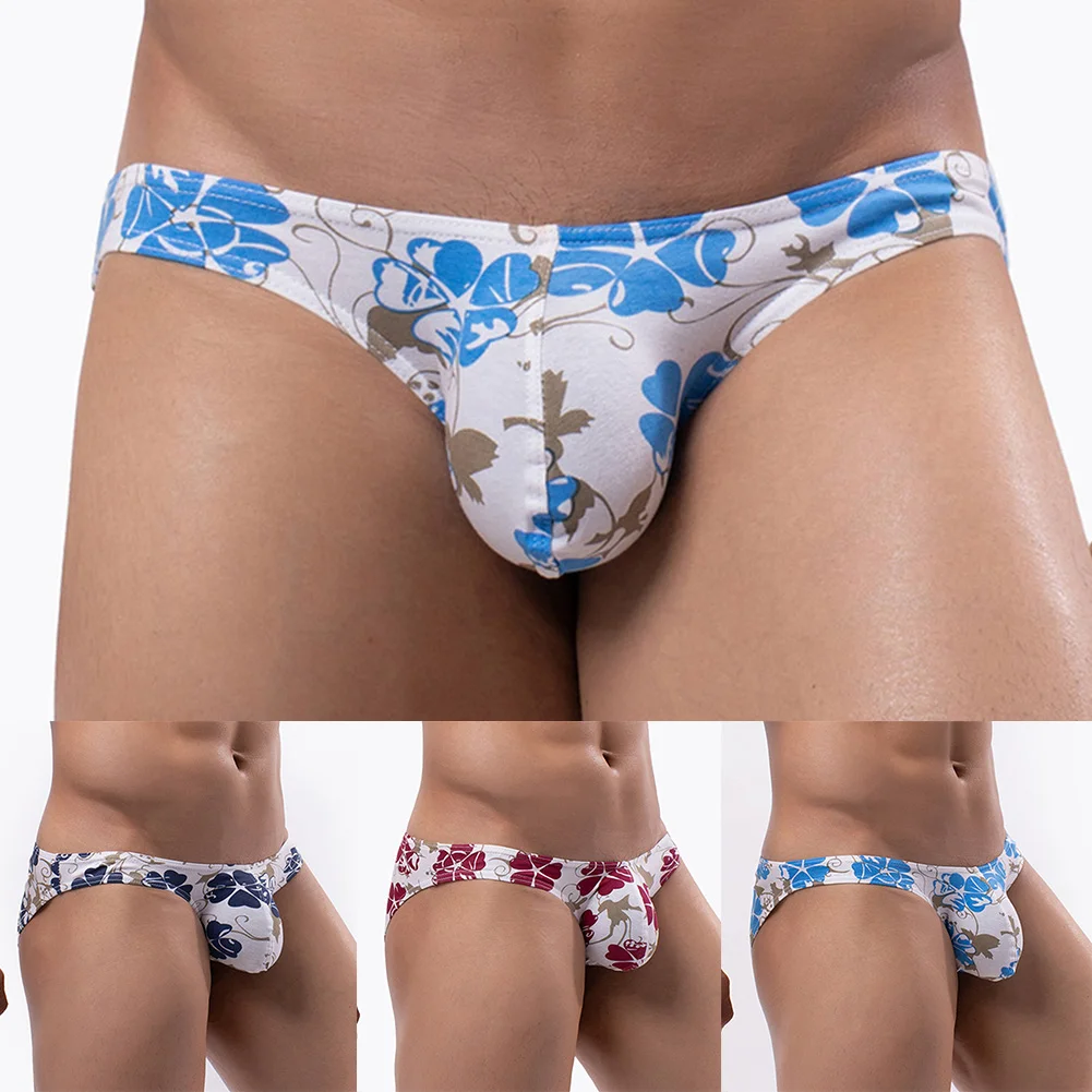 Print Underclothes Mens Smooth U Pouch Briefs Cotton Breathable Low Waist Bikini Underwear Men's Elastic G-String Underpants
Print Underclothes Mens Smooth U Pouch Briefs Cotton Breathable Low Waist Bikini Underwear Men's Elastic G-String Underpants