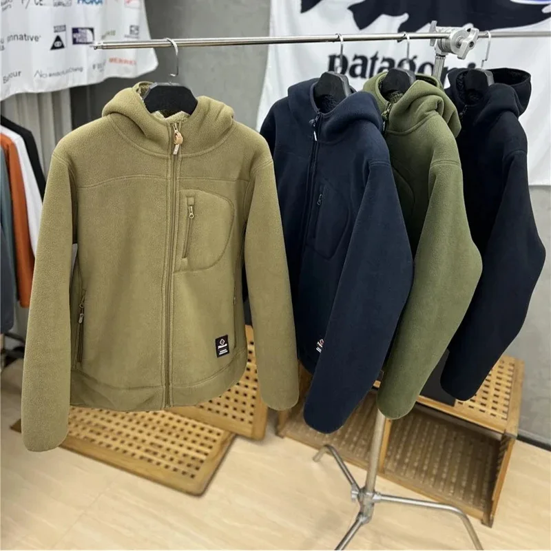 Thiened Fce Hooded Jaet Sweatirt Outerwear Winter Men's 900g Warm Casual Sle Zipper Closure Long Sve Polyester
Thiened Fce Hooded Jaet Sweatirt Outerwear Winter Men's 900g Warm Casual Sle Zipper Closure Long Sve Polyester