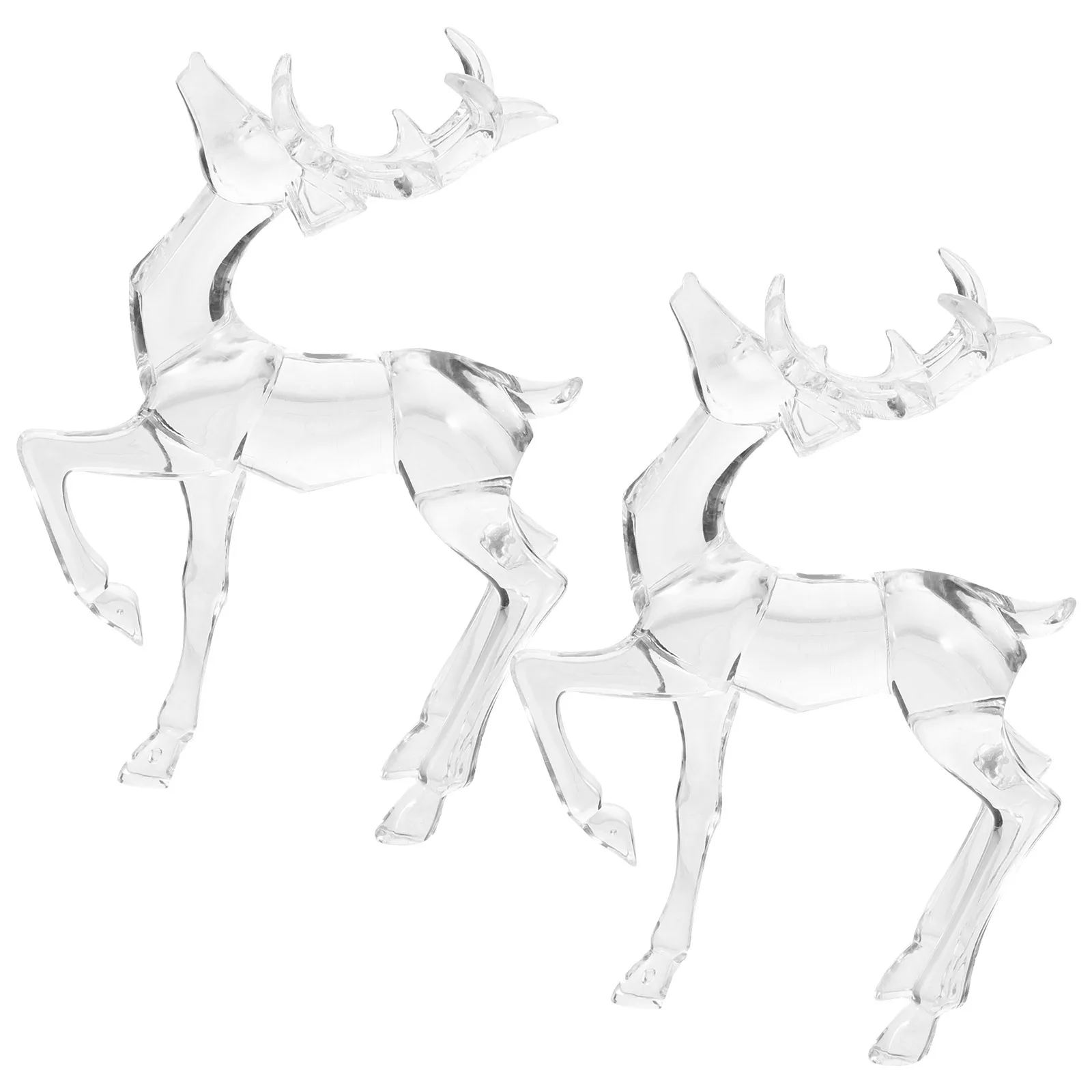 2Pcs Christmas Deer Decor Plastic Elk Statue Desktop Ornament Holiday Tabletop Reindeer Decorations Party Home Decoration
2Pcs Christmas Deer Decor Plastic Elk Statue Desktop Ornament Holiday Tabletop Reindeer Decorations Party Home Decoration