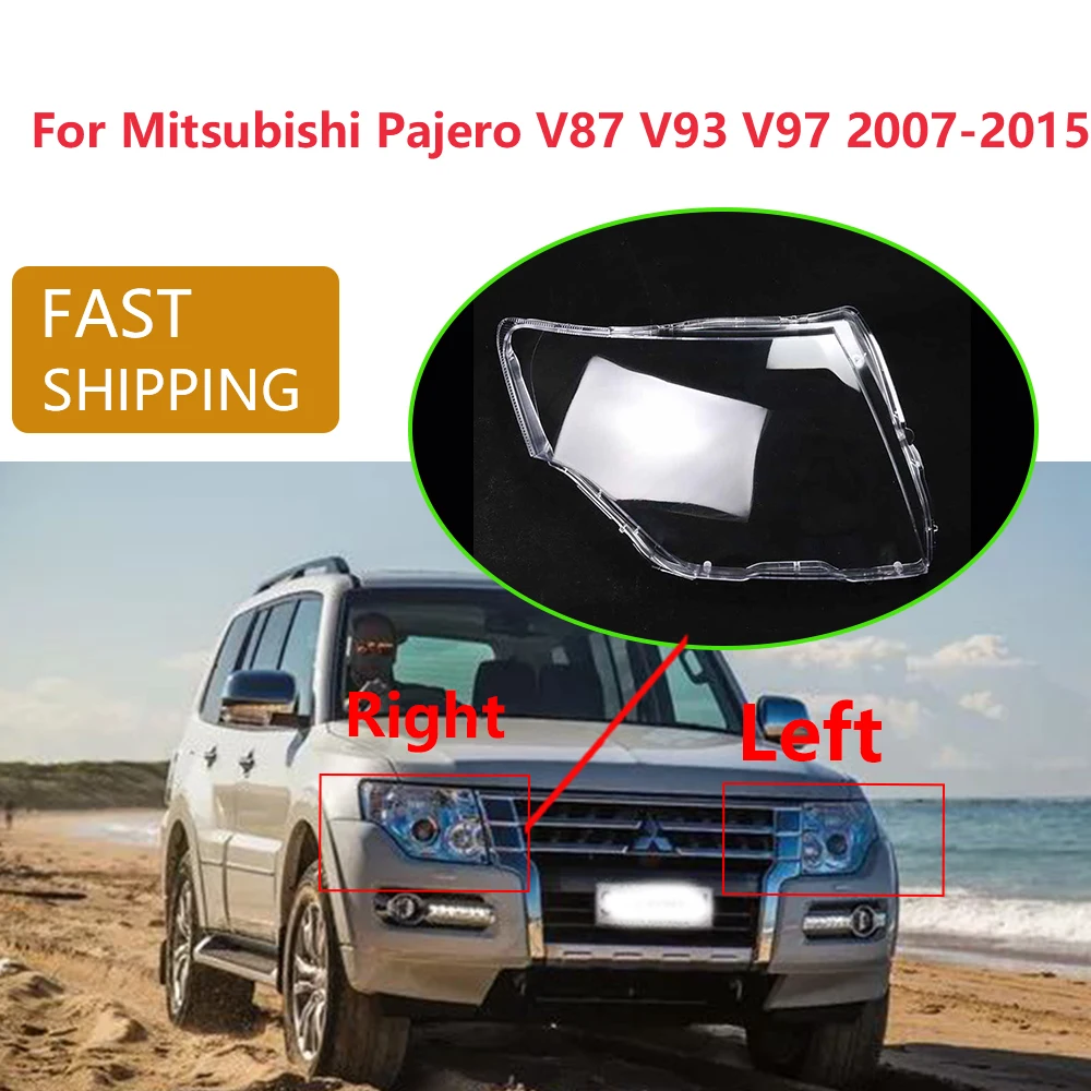 Car Front Headlight Cover For Mitsubishi Pajero V87 V93 V97 2007-2015 Headlight Cover Lampshade Mask Lamp Shell Car Accessories
Car Front Headlight Cover For Mitsubishi Pajero V87 V93 V97 2007-2015 Headlight Cover Lampshade Mask Lamp Shell Car Accessories