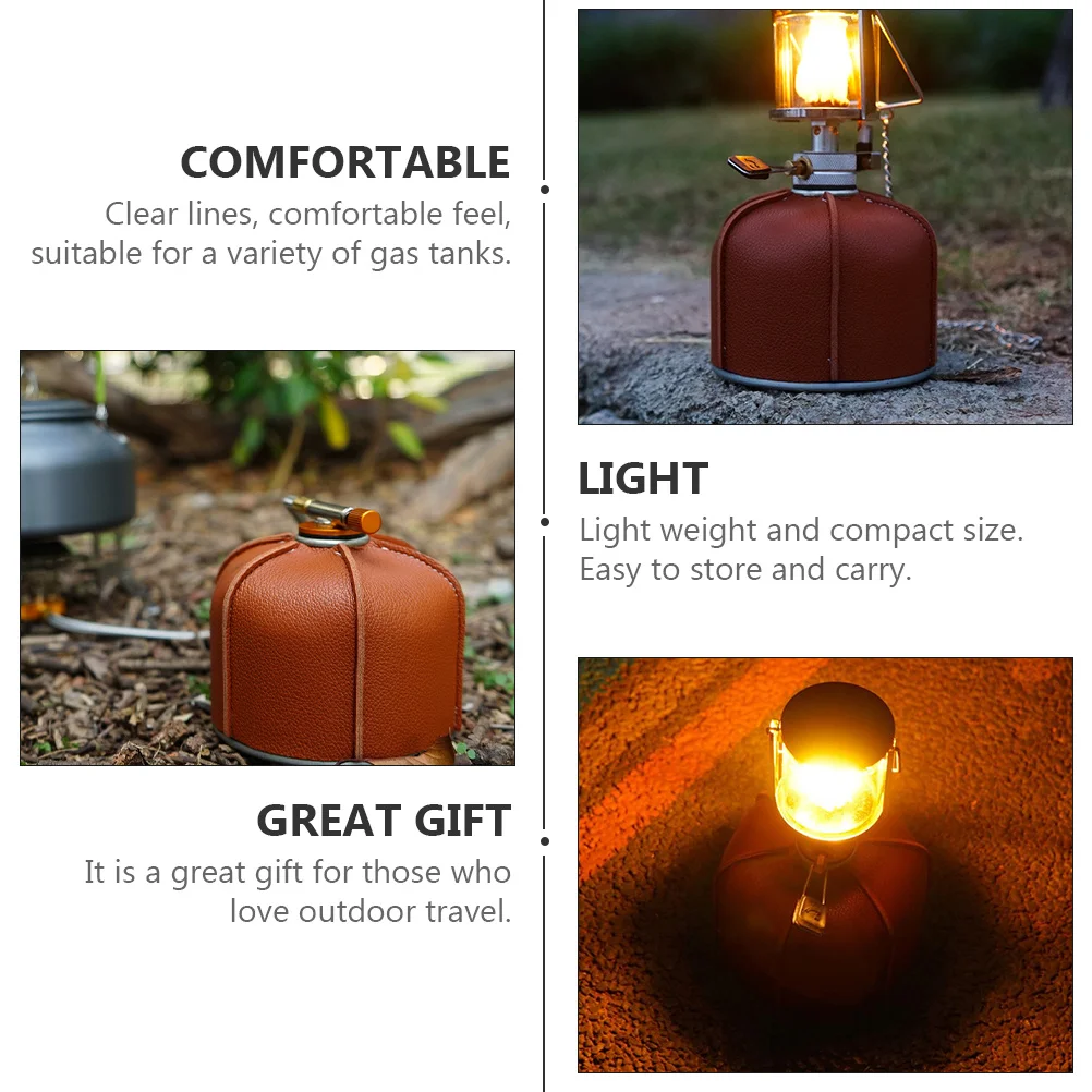 Gas Tank Protective Cover Premium Pu For Camping Outdoor Travel Fuel Cylinder Storage Case Multi-Function Canister Cover
Gas Tank Protective Cover Premium Pu For Camping Outdoor Travel Fuel Cylinder Storage Case Multi-Function Canister Cover