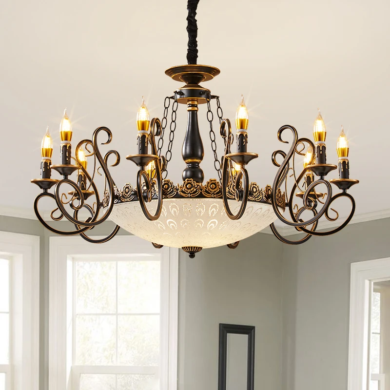 Small-sized furniture, living room, bedroom, Candle-Style Dining Room Lighting, Retro Bedroom Ceiling Lamp for Study Hallway
Small-sized furniture, living room, bedroom, Candle-Style Dining Room Lighting, Retro Bedroom Ceiling Lamp for Study Hallway
