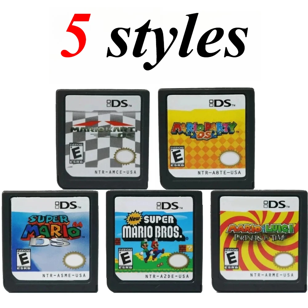 Super Mario Series DS Games Cartridge Super Mario Bros Video Game Console Card Mario Kart Mario Party for NDSL 2DS 3DS USA
Super Mario Series DS Games Cartridge Super Mario Bros Video Game Console Card Mario Kart Mario Party for NDSL 2DS 3DS USA