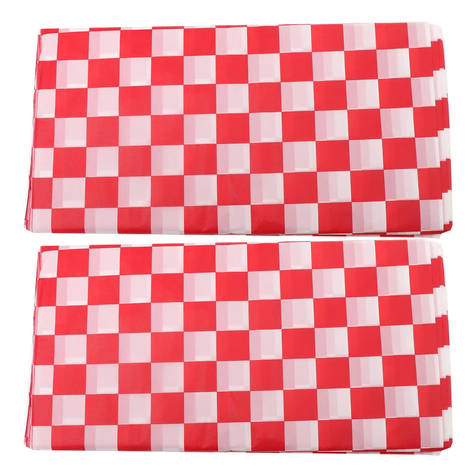 2pcs Racing Checkered Tablecloth Black Grid 137x274cm Thickened Party Decorative Plastic Rectangle Dining Table Cover
2pcs Racing Checkered Tablecloth Black Grid 137x274cm Thickened Party Decorative Plastic Rectangle Dining Table Cover