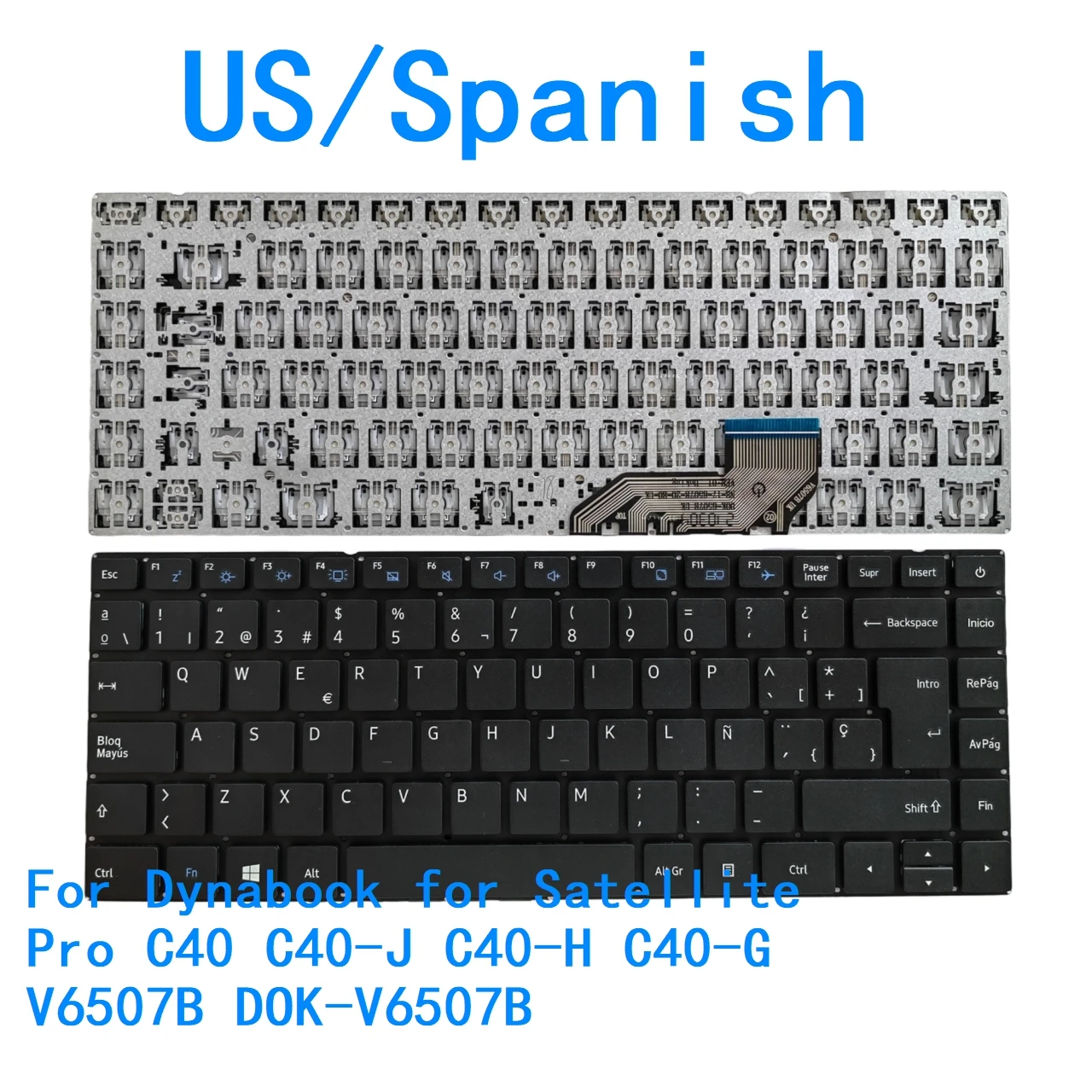 Новая американская клавиатура на испанском языке для Dynabook для Satellite Pro C40 C40-J C40-H C40-G V6507B DOK-V6507B Сменная клавиатура
Новая американская клавиатура на испанском языке для Dynabook для Satellite Pro C40 C40-J C40-H C40-G V6507B DOK-V6507B Сменная клавиатура