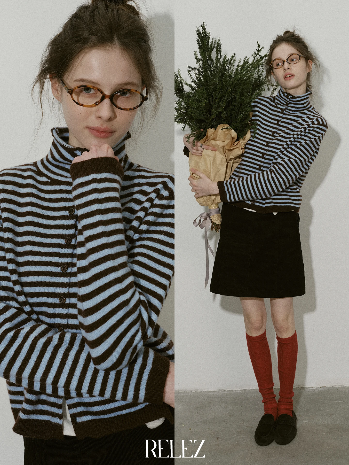 Женский вязаный кардиган Relez с высоким воротником, в полоску, с цветовыми блоками, повседневный, с длинными рукавами, свободного кроя, зимний, новинка
Женский вязаный кардиган Relez с высоким воротником, в полоску, с цветовыми блоками, повседневный, с длинными рукавами, свободного кроя, зимний, новинка