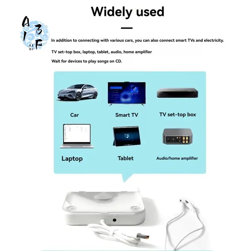 A13F-External Universal CD Player For Car - Portable CD Player With AUX Cable, Plugs Into Car USB Port, Lossless Connection 
A13F-External Universal CD Player For Car - Portable CD Player With AUX Cable, Plugs Into Car USB Port, Lossless Connection