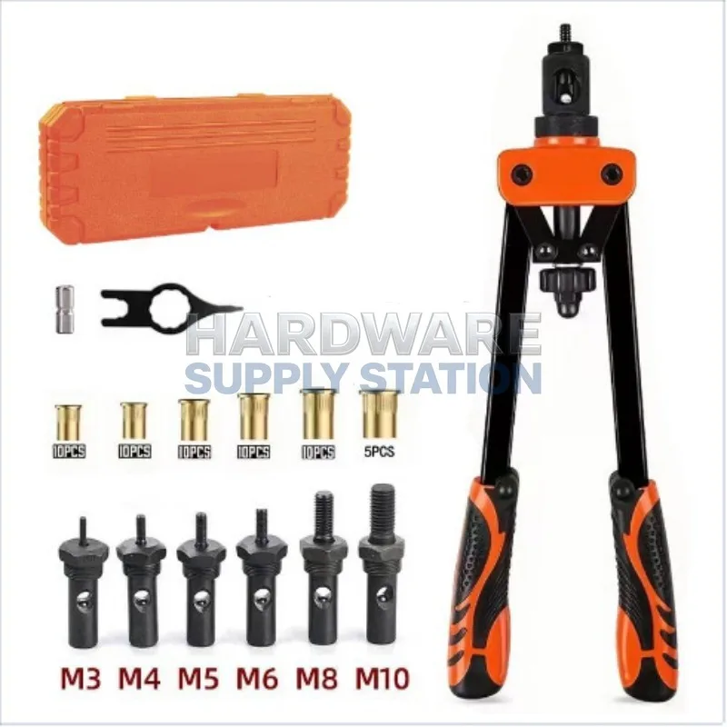 14-дюймовый ручной заклепочник с двумя рукоятками, ручной заклепочный пистолет для гаек, экономящий труд, износостойкий и долговечный
14-дюймовый ручной заклепочник с двумя рукоятками, ручной заклепочный пистолет для гаек, экономящий труд, износостойкий и долговечный