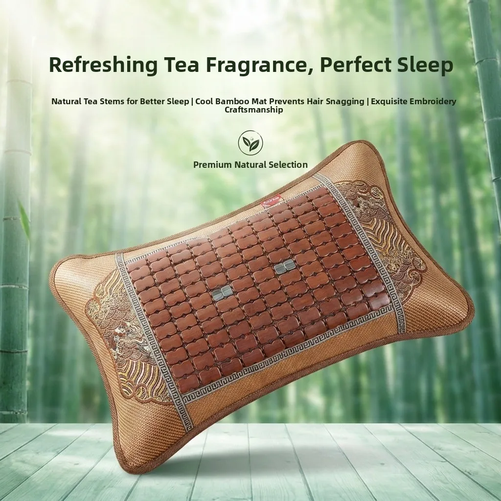 Adult Summer Special Cooling Tea Scented Mahjong Pillow Men's Single Home Use Wicker Bamboo Pillow Hard Adjustable Height Off...
Adult Summer Special Cooling Tea Scented Mahjong Pillow Men's Single Home Use Wicker Bamboo Pillow Hard Adjustable Height Off...