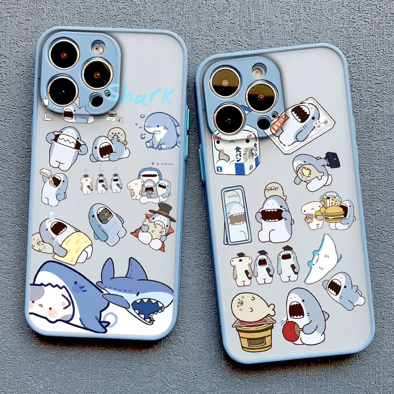 Cartoon Cute Shark Pattern Phone Case for IPhone 16 15 14 Pro Max Plus 13 12 Mini 11 Pro Max XR X XS 7 8 SE2 Shockproof Covers
Cartoon Cute Shark Pattern Phone Case for IPhone 16 15 14 Pro Max Plus 13 12 Mini 11 Pro Max XR X XS 7 8 SE2 Shockproof Covers