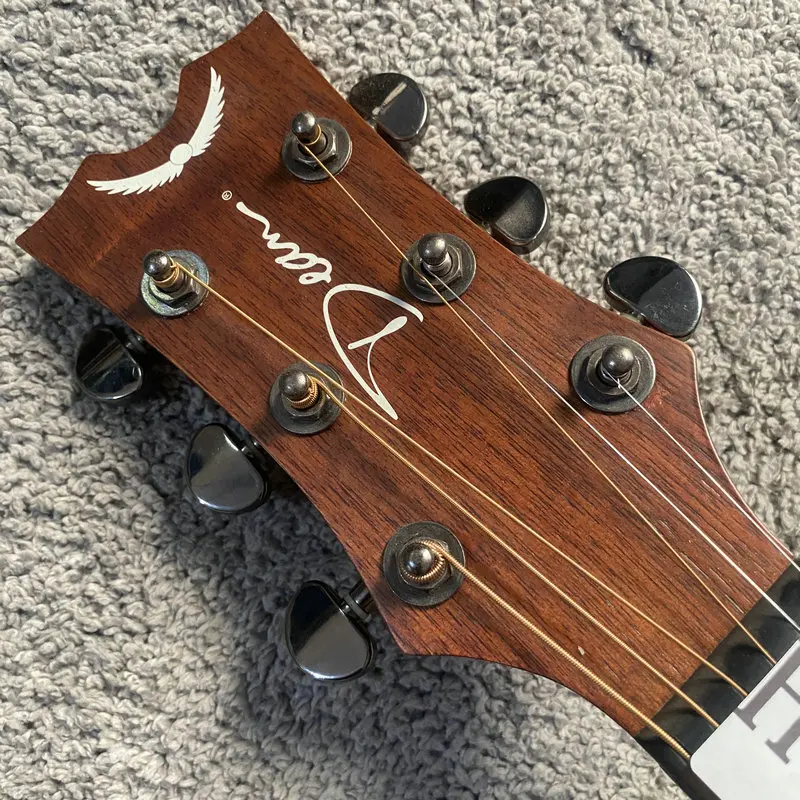 H585 Acoustic Guitar Natural Mahogany Body 6 String Version 41'Folk Guitar Genuine Dean Korea Made Stock ITEMS Sales
H585 Acoustic Guitar Natural Mahogany Body 6 String Version 41'Folk Guitar Genuine Dean Korea Made Stock ITEMS Sales