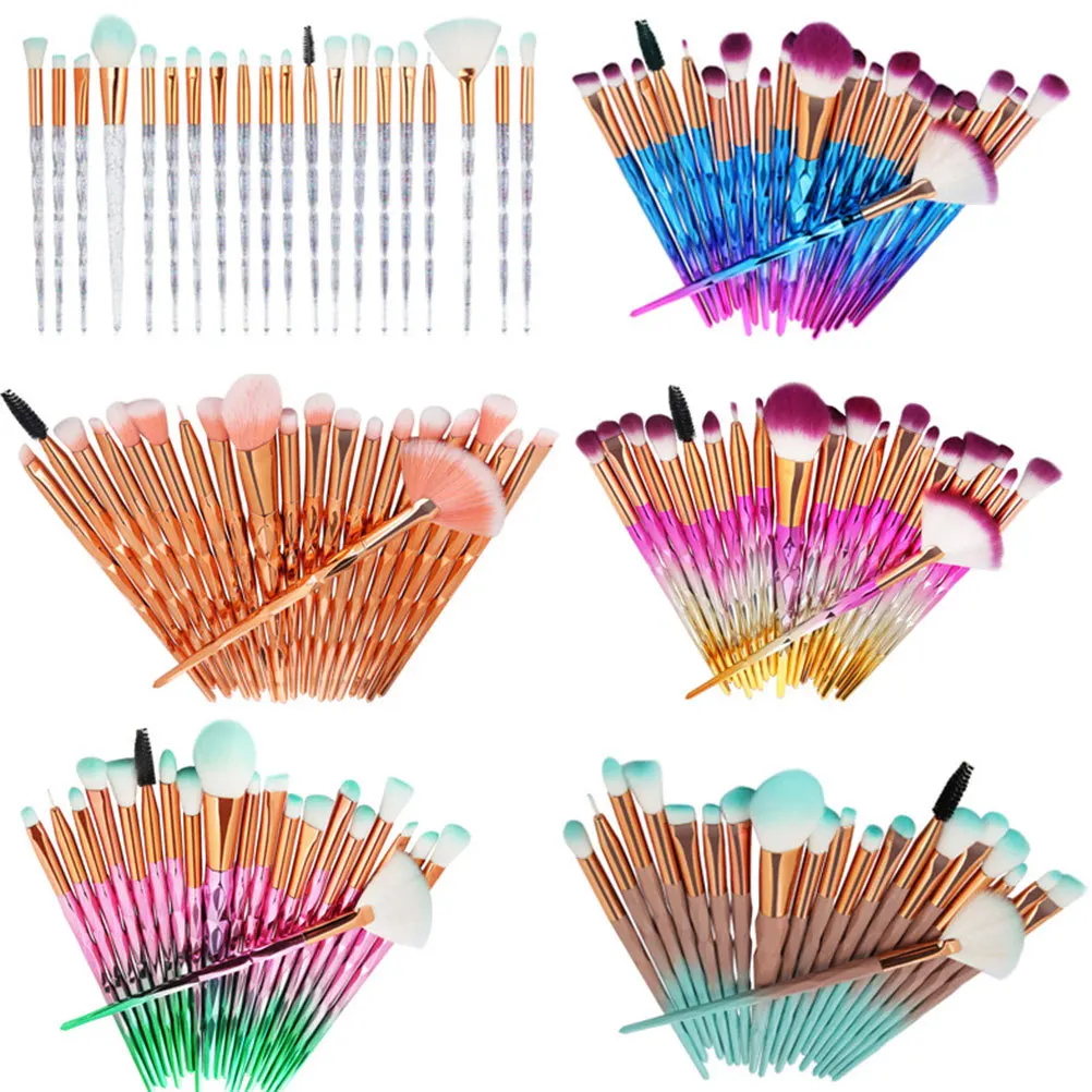 20Pcs Makeup Brushes Set Premium Artificial Fiber Transparent Gradient Handles Soft Brush Kit for Women Makeup Tools
20Pcs Makeup Brushes Set Premium Artificial Fiber Transparent Gradient Handles Soft Brush Kit for Women Makeup Tools
