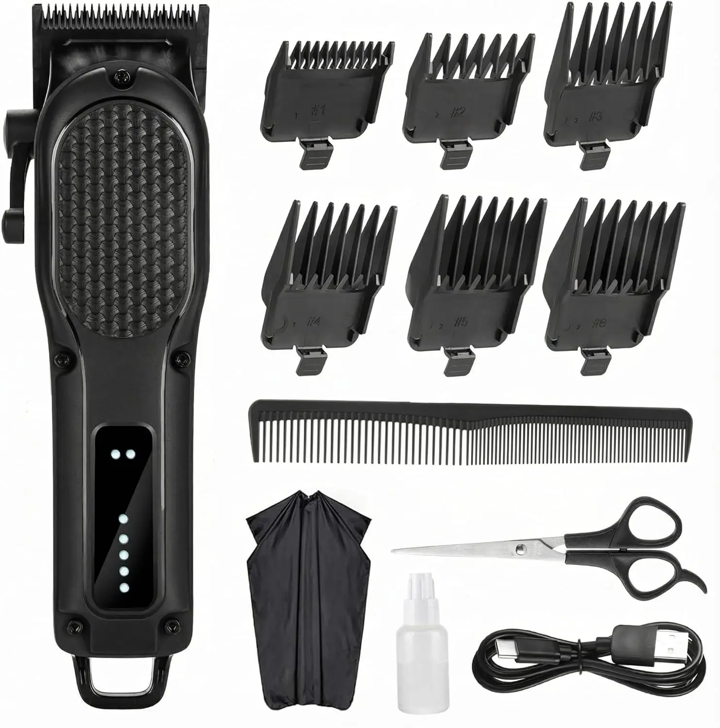 Men's Hair Clippers for Professional Hair Trimmer Cordless Rechargeable Powerful Beard Trimmer Hair Cutting Grooming Tool
Men's Hair Clippers for Professional Hair Trimmer Cordless Rechargeable Powerful Beard Trimmer Hair Cutting Grooming Tool