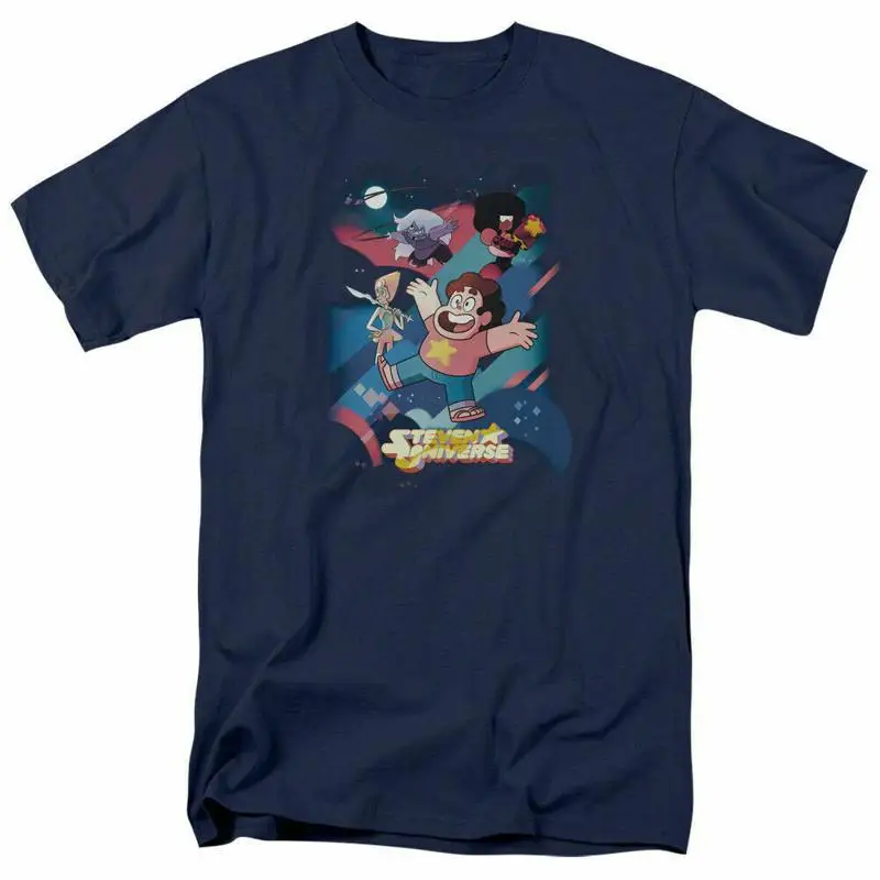 Футболка Steven Universe Group Shot, мужская лицензированная мультяшная футболка, темно-синий
Футболка Steven Universe Group Shot, мужская лицензированная мультяшная футболка, темно-синий