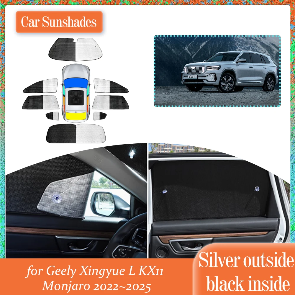 Автомобильный солнцезащитный козырек для Geely Xingyue L KX11 Monjaro 2022 ~ 2025, солнцезащитный козырек на крыше, боковой занавес на лобовое стекло, аксессуары для люка
Автомобильный солнцезащитный козырек для Geely Xingyue L KX11 Monjaro 2022 ~ 2025, солнцезащитный козырек на крыше, боковой занавес на лобовое стекло, аксессуары для люка