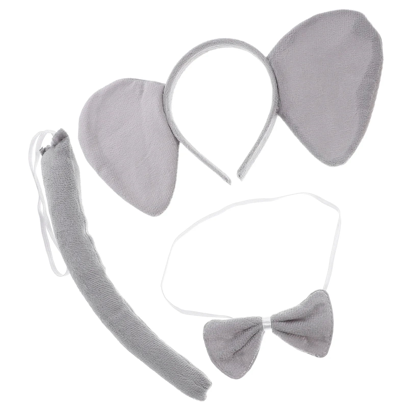 Elephant Costume Set Cartoon Animal Headband 3 Piece Cloth Ears Tail Party Decorations Halloween Cosplay Supplies Lightweight
Elephant Costume Set Cartoon Animal Headband 3 Piece Cloth Ears Tail Party Decorations Halloween Cosplay Supplies Lightweight