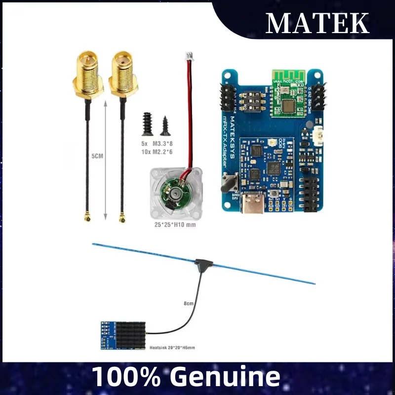 MATEK MLRS MAVLINK 900 МГц TX Комплект модулей MR900-30-TX / 900 МГц Приемник MR900-30-RX для радиоуправляемой связи дальнего действия
MATEK MLRS MAVLINK 900 МГц TX Комплект модулей MR900-30-TX / 900 МГц Приемник MR900-30-RX для радиоуправляемой связи дальнего действия