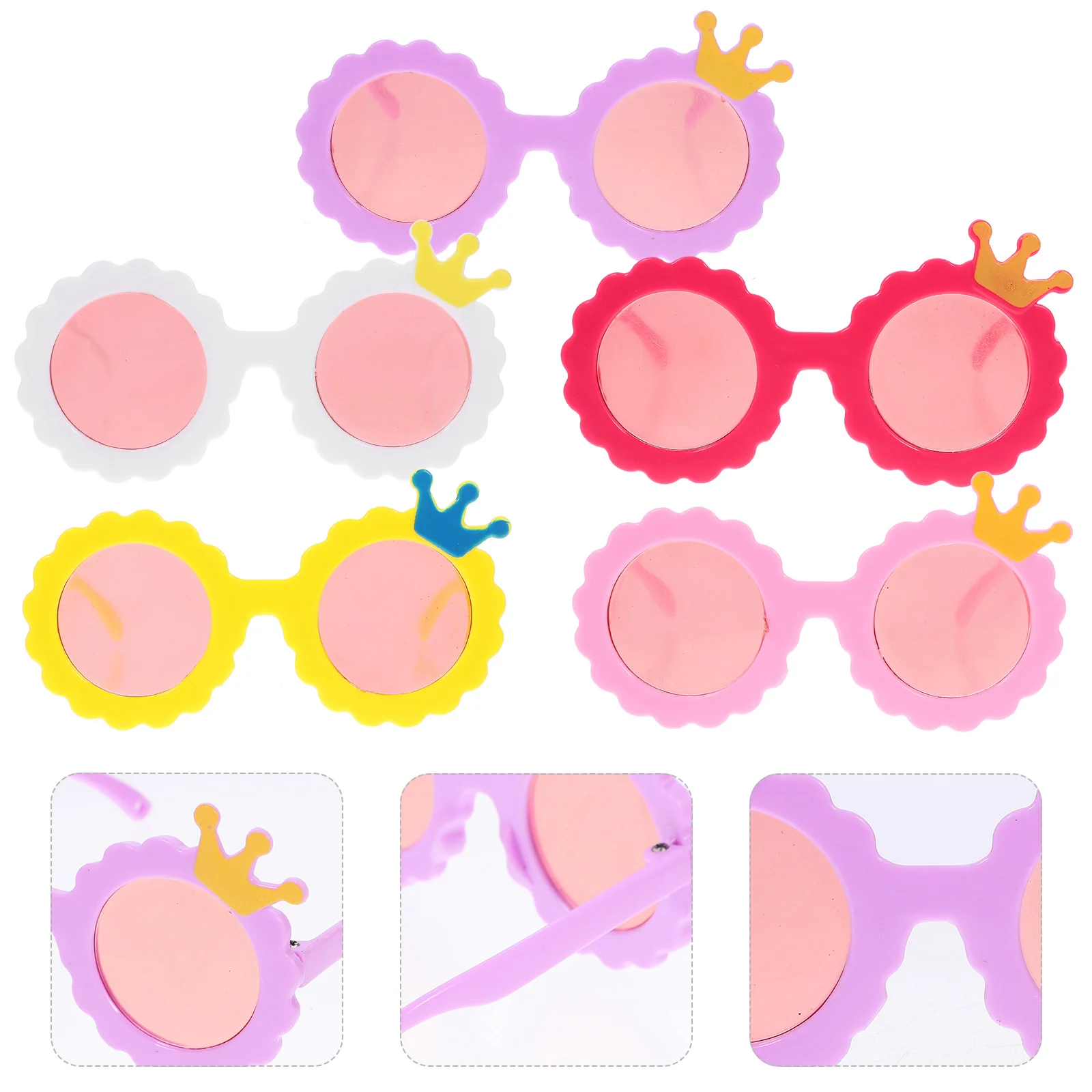 5 Pairs Glasses Small Sunglasses Mini Frame Plastic Stylish Accessories Toy Eyeglasses
5 Pairs Glasses Small Sunglasses Mini Frame Plastic Stylish Accessories Toy Eyeglasses