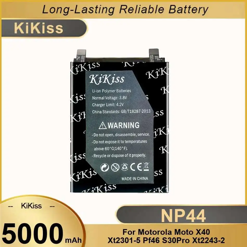 NP44 5000Mah For Motorola Moto X40 XT2301-5 PF46 S30pro XT2243-2 Premium Replacement Mobile Phone Battery
NP44 5000Mah For Motorola Moto X40 XT2301-5 PF46 S30pro XT2243-2 Premium Replacement Mobile Phone Battery