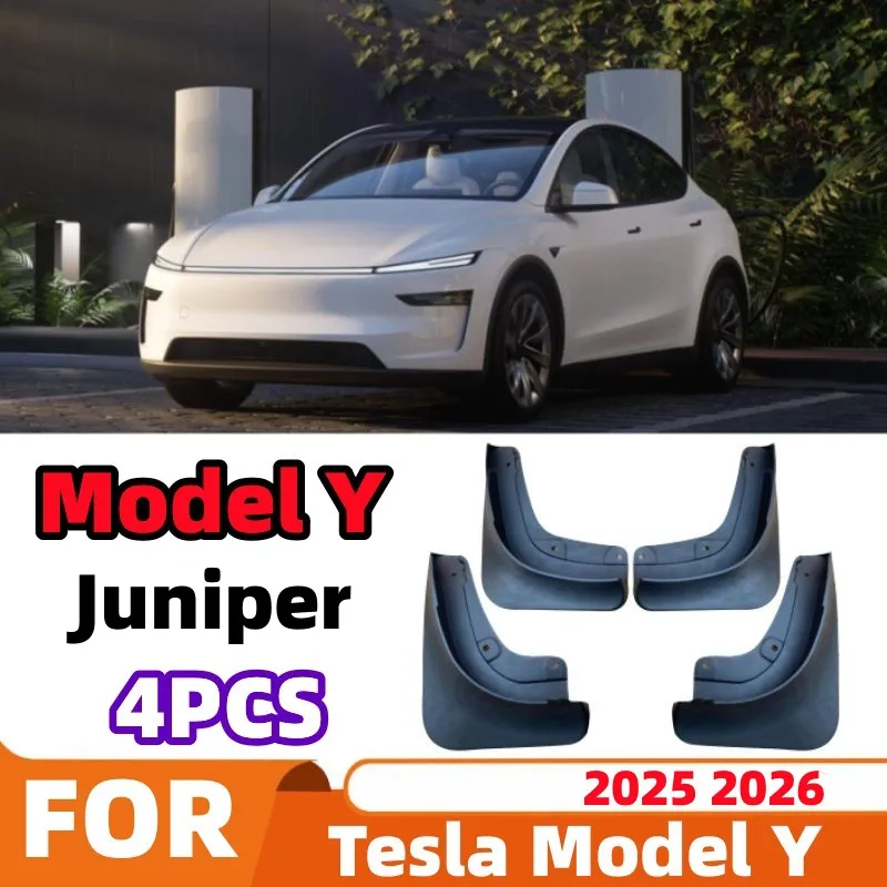 For Tesla Model Y Juniper 2025 2026 Car Front Rear Wheel Mud Flaps Kit Original Design Fender Anti-Sand Splash Guard Accessories
For Tesla Model Y Juniper 2025 2026 Car Front Rear Wheel Mud Flaps Kit Original Design Fender Anti-Sand Splash Guard Accessories