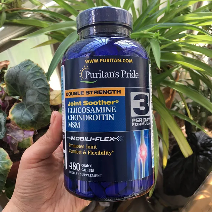American origin Double Strength Glucosamine Chondrotitn MSM promotes joint comfort & Flexibility 480 pcs
American origin Double Strength Glucosamine Chondrotitn MSM promotes joint comfort & Flexibility 480 pcs