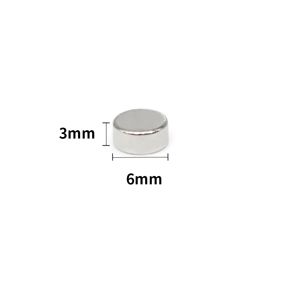 20/50/100/200/300/500PCS 6x3 Small Round Powerful Magnetic Magnets N35 Neodymium Magnet Disc 6x3mm Rare Earth Magnets Strong 6*3
20/50/100/200/300/500PCS 6x3 Small Round Powerful Magnetic Magnets N35 Neodymium Magnet Disc 6x3mm Rare Earth Magnets Strong 6*3