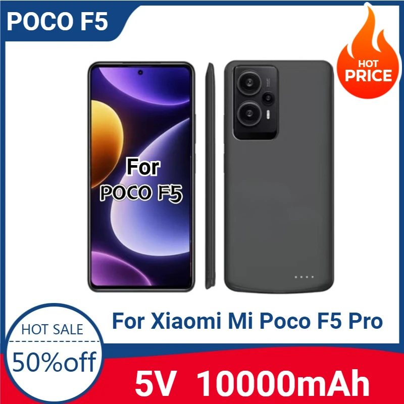 New Portable Charger Powerbank Cover For Xiaomi Mi Poco F5 Pro 5g External Battery Case 10000mAh Power Bank Charging Cover Coque
New Portable Charger Powerbank Cover For Xiaomi Mi Poco F5 Pro 5g External Battery Case 10000mAh Power Bank Charging Cover Coque
