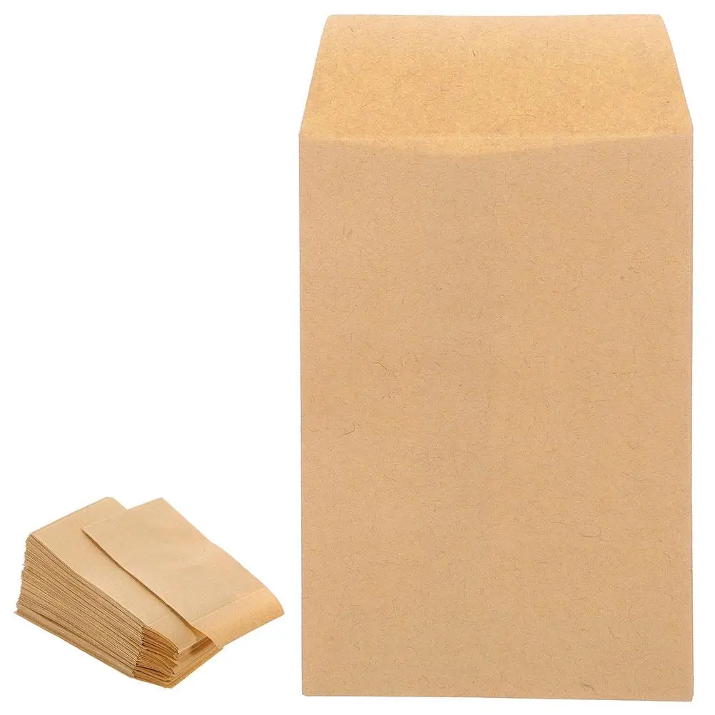 50pcs Paper Envelopes for Small Item Storage Self Sealing Packaging Coin Envelopes Brown Color
50pcs Paper Envelopes for Small Item Storage Self Sealing Packaging Coin Envelopes Brown Color
