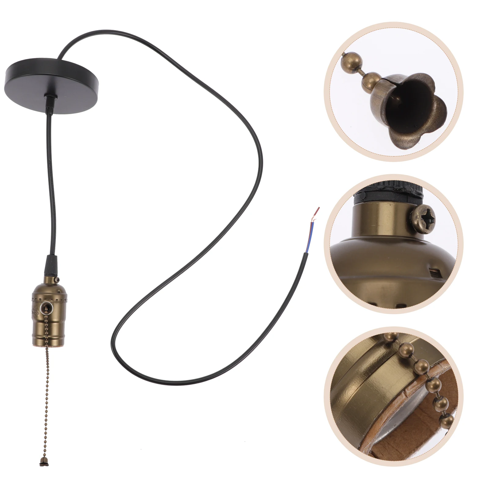Retro Lamp Holder E27 Socket Bulb Cable Adapter Pendant Light Fixture Vintage Warm Style Screw Base Aluminum Iron Plastic
Retro Lamp Holder E27 Socket Bulb Cable Adapter Pendant Light Fixture Vintage Warm Style Screw Base Aluminum Iron Plastic