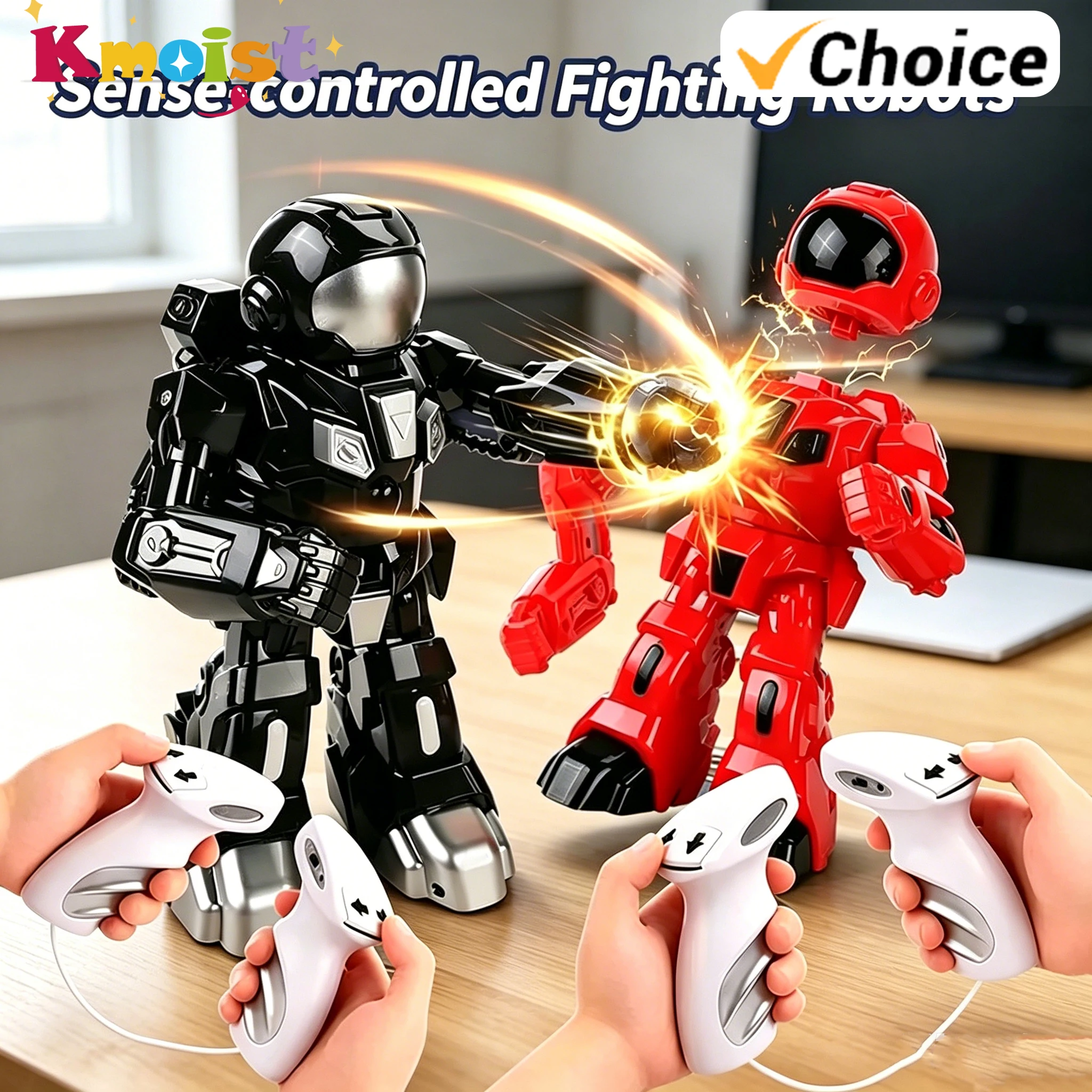 2.4G Somatosensory Battle Robot Body Sense Remote Control Boxing Robots Toy Boys Kids Smart Toys Birthday Gifts for Children
2.4G Somatosensory Battle Robot Body Sense Remote Control Boxing Robots Toy Boys Kids Smart Toys Birthday Gifts for Children
