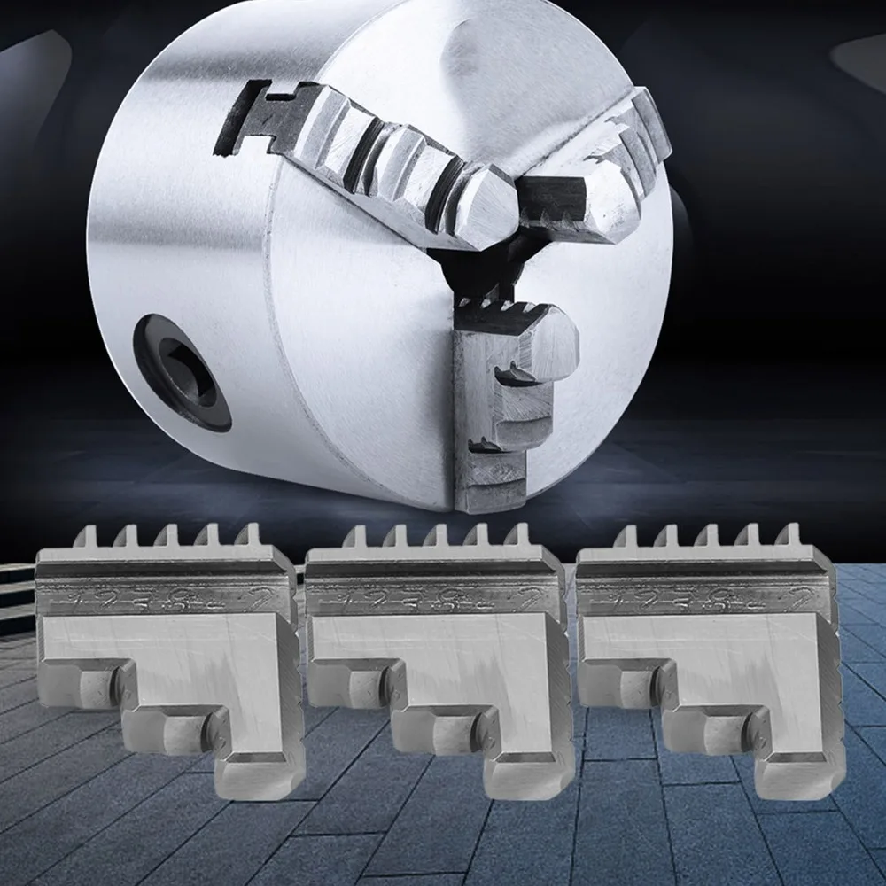 3pcs Durable 3 Inch Lathe Chuck Jaws 20CrMnTi Steel 3 Jaw Self Centering Chuck Metal Lathe Chuck Lathe Drilling
3pcs Durable 3 Inch Lathe Chuck Jaws 20CrMnTi Steel 3 Jaw Self Centering Chuck Metal Lathe Chuck Lathe Drilling