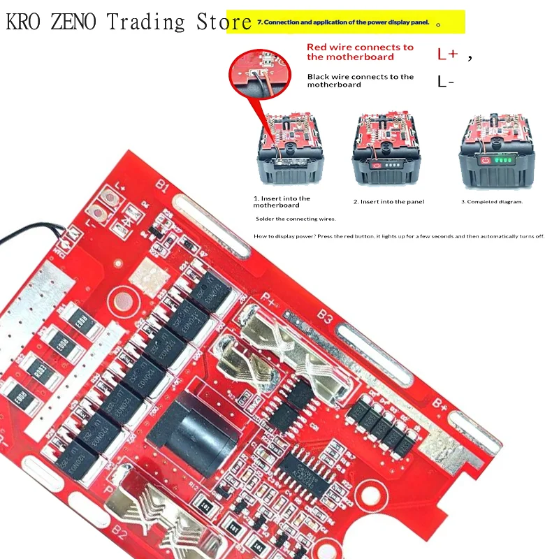 1Pcs Li-battery Protection Board 21V 7MOS For Electric Tools With Balancing Circuit And Temperature Protection✨
1Pcs Li-battery Protection Board 21V 7MOS For Electric Tools With Balancing Circuit And Temperature Protection✨