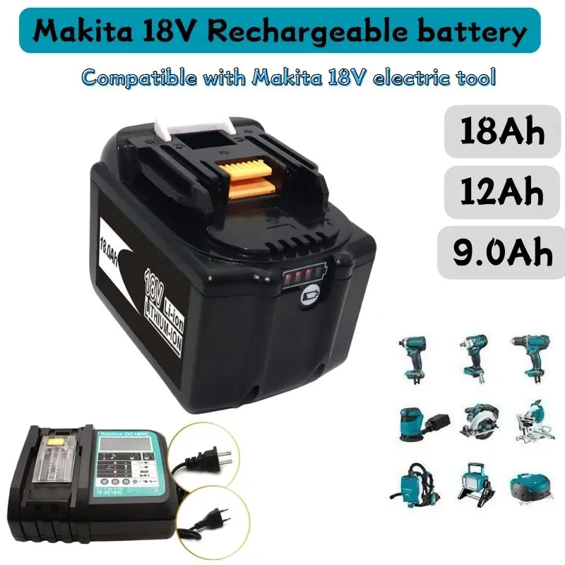 New15-core для Makita 18V батарея 18AH Li-Ion Замена LXT BL1860 BL1830 DHP482RFX9 BL1815 LXT400 беспроводные дрели
New15-core для Makita 18V батарея 18AH Li-Ion Замена LXT BL1860 BL1830 DHP482RFX9 BL1815 LXT400 беспроводные дрели