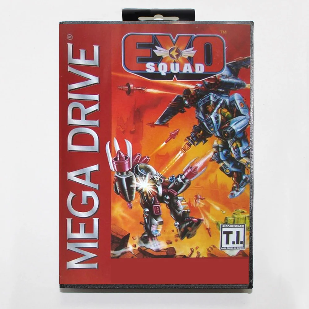 Exo Squad с BR Box для 16-битного игрового картриджа Sega MD, системы Megadrive Genesis
Exo Squad с BR Box для 16-битного игрового картриджа Sega MD, системы Megadrive Genesis