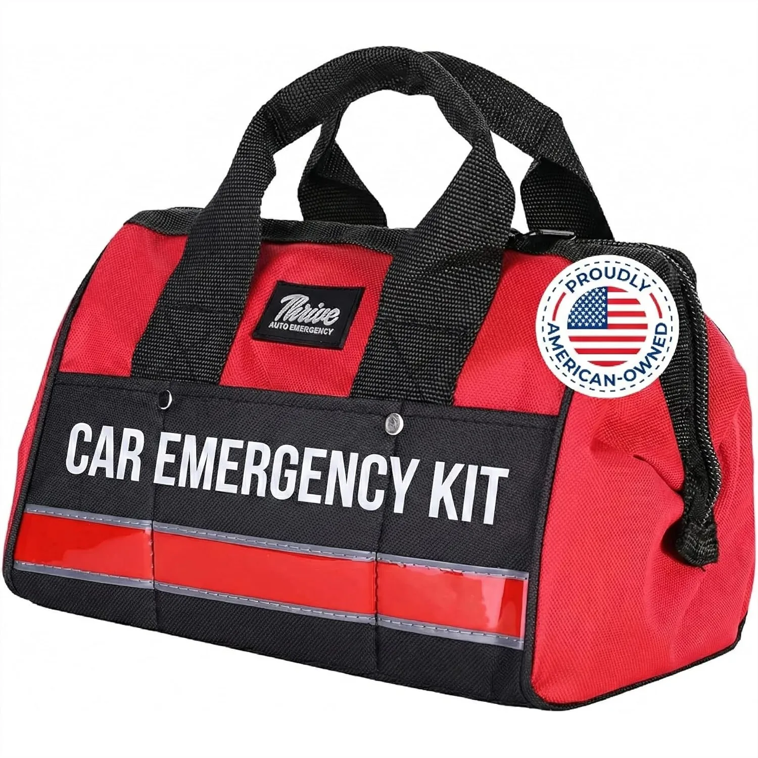 Car Emergency Kit 104-Piece Set with Jumper Cables, Escape Hammer & Tire Gauge for Roadside Safety & Travel Essentials
Car Emergency Kit 104-Piece Set with Jumper Cables, Escape Hammer & Tire Gauge for Roadside Safety & Travel Essentials