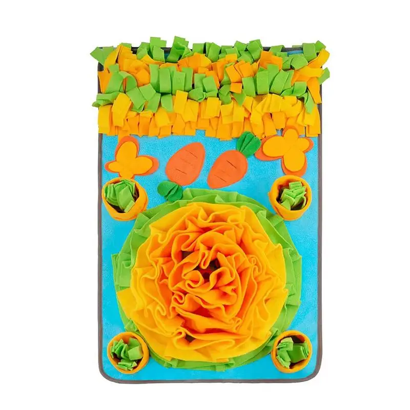 Snuffle Mat For Dogs Puppy Enrichment Toys Interactive Carrot Farm Treat Dispenser Chew-Resistant Snuffle Mat For Sensory
Snuffle Mat For Dogs Puppy Enrichment Toys Interactive Carrot Farm Treat Dispenser Chew-Resistant Snuffle Mat For Sensory