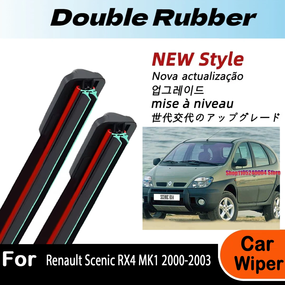 3PCS Windshield Windscreen Window Cutter Accessories Front Rear Wiper Blades For Renault Scenic RX4 MK1 2000-2003 24 16 14
3PCS Windshield Windscreen Window Cutter Accessories Front Rear Wiper Blades For Renault Scenic RX4 MK1 2000-2003 24 16 14