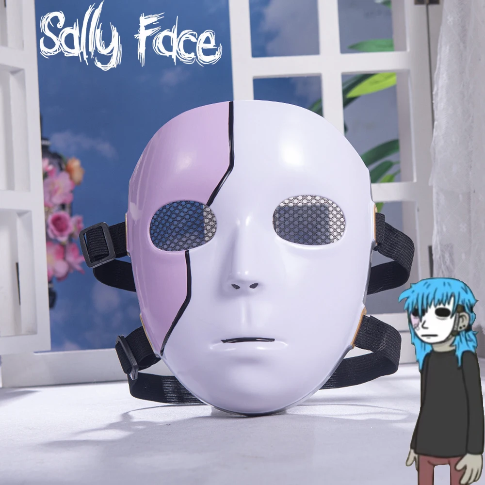 Game Sally face Sal Cosplay Full Face Mask Adult Helmet Halloween White Masks Unisex Headwear Costume Accessories Props
Game Sally face Sal Cosplay Full Face Mask Adult Helmet Halloween White Masks Unisex Headwear Costume Accessories Props
