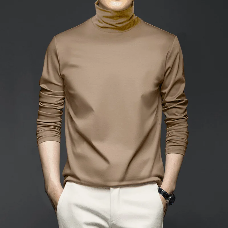 Long-sleeved Turtleneck T-shirt, Skin-friendly Base Layer Menswear for Fall/Winter 2026
Long-sleeved Turtleneck T-shirt, Skin-friendly Base Layer Menswear for Fall/Winter 2026