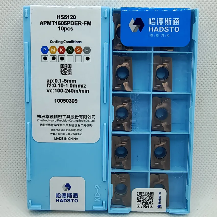 APMT1605PDER-FM HS5120 APMT1605 APMT1605PDER HADSTO Original CNC blade carbide inserts milling inserts 10PCS/BOX
APMT1605PDER-FM HS5120 APMT1605 APMT1605PDER HADSTO Original CNC blade carbide inserts milling inserts 10PCS/BOX