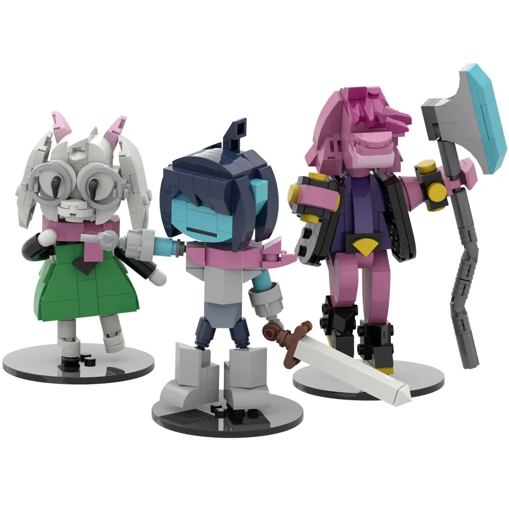 Gobricks MOC Popular Game Deltarune Figure Building Blocks Model Deltarune Kris Susie Ralsei Action Doll Bricks Toys Kids Gifts
Gobricks MOC Popular Game Deltarune Figure Building Blocks Model Deltarune Kris Susie Ralsei Action Doll Bricks Toys Kids Gifts