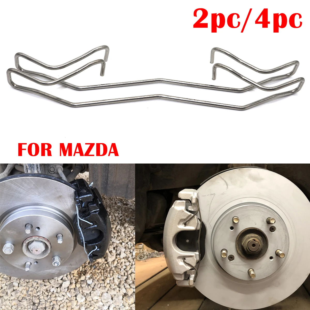 Front Left Right Brake Pad Fittings Caliper Spring Fix Accessories FOR HONDA ACCORD 2003-2008 MAZDA 3 BK BL 5 CR CW 2005-2010
Front Left Right Brake Pad Fittings Caliper Spring Fix Accessories FOR HONDA ACCORD 2003-2008 MAZDA 3 BK BL 5 CR CW 2005-2010